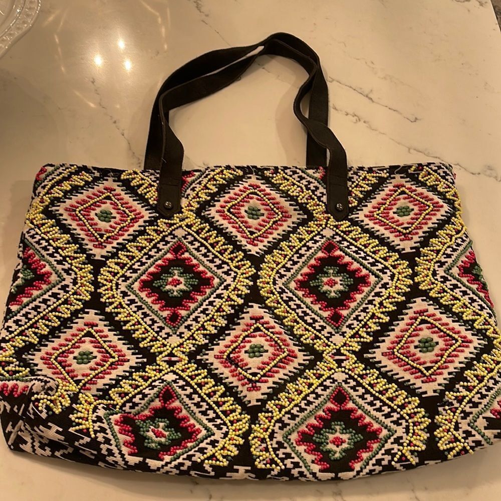 Big Buddah Beaded Tote
